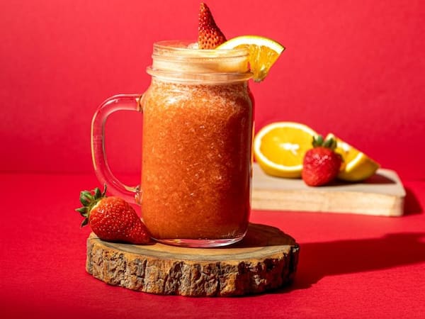 Laranja com morango